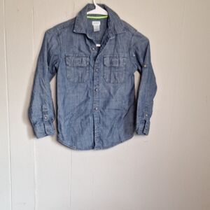 Carter's Blue Long Sleeve Tee Versatile Casual Wear